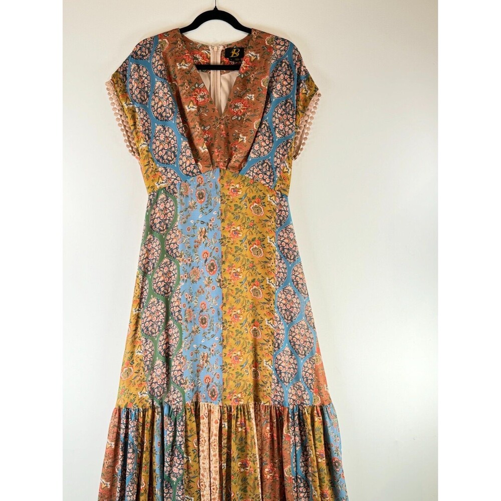Sachin + Babi Multicolor Patchwork Maxi Dress - image 7